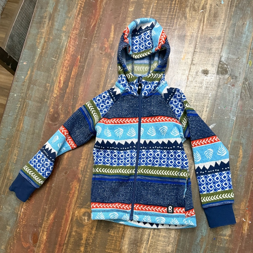 Reima Fleece Full Zip Hooded Youth Jacket
